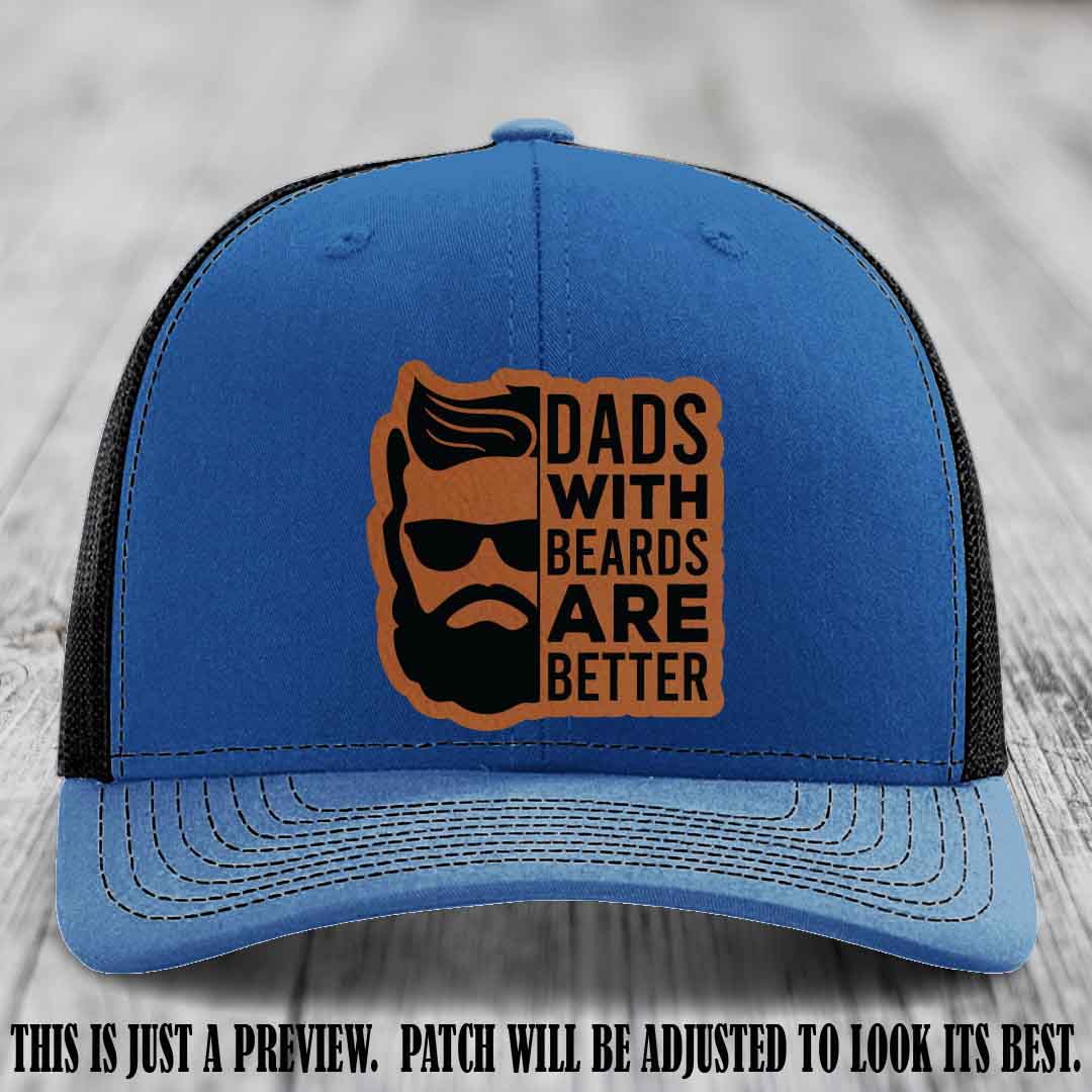 Dads with Beards Are Better 🧔 - Rawhide to Black Patch on Royal to Black Hat