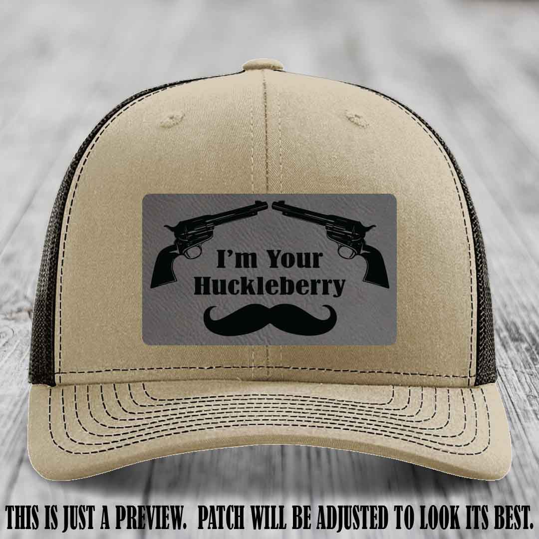 I'm Your Huckleberry Grey to Black Patch on Khaki to Coffee Hat Richardson 112 Hat