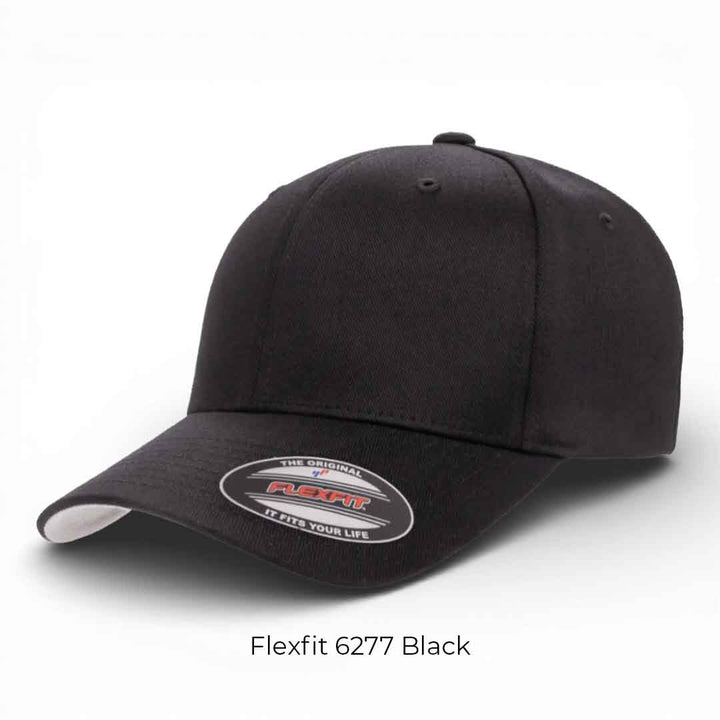 Custom Leather Patch Hats - Flexfit 6277