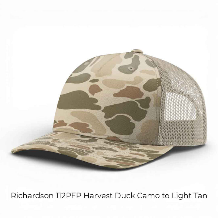 Custom Leather Patch Hats - Richardson 112PFP