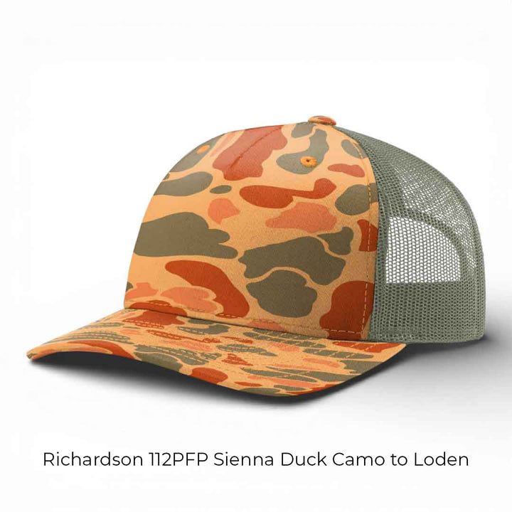 Custom Leather Patch Hats - Richardson 112PFP