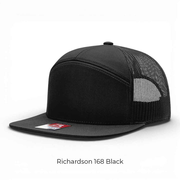 Custom Leather Patch Hats - Richardson 168