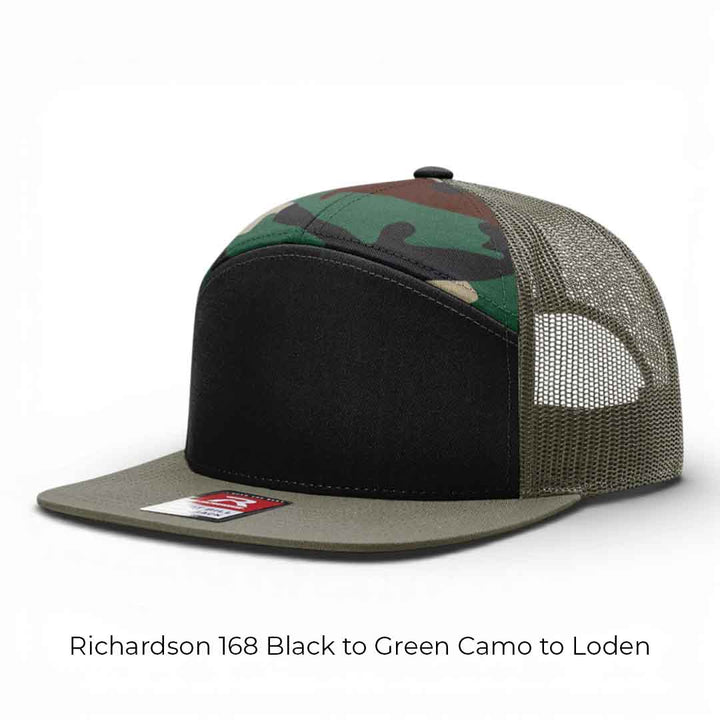 Custom Leather Patch Hats - Richardson 168