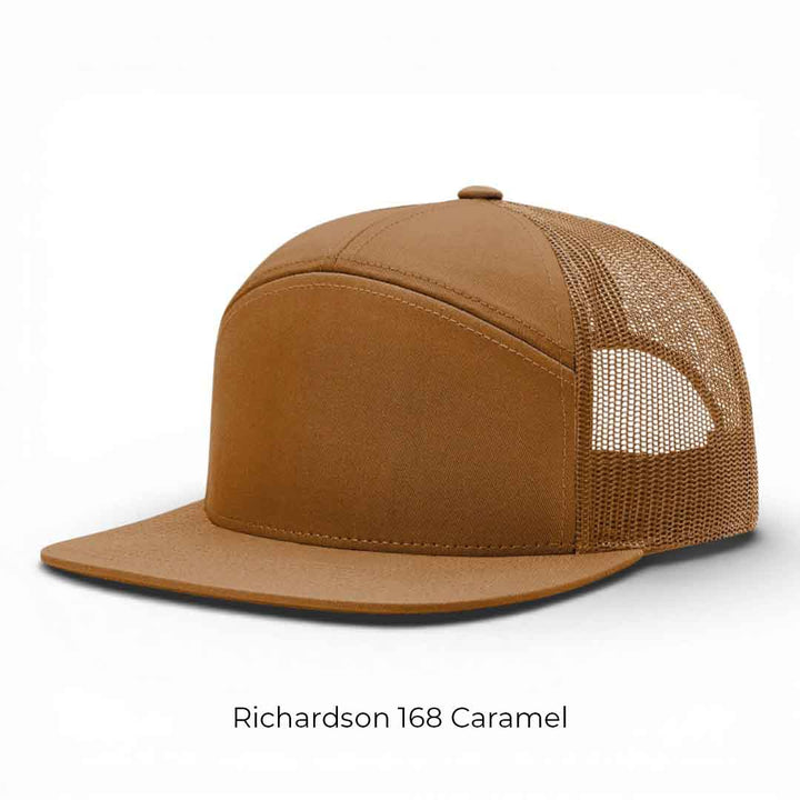 Custom Leather Patch Hats - Richardson 168