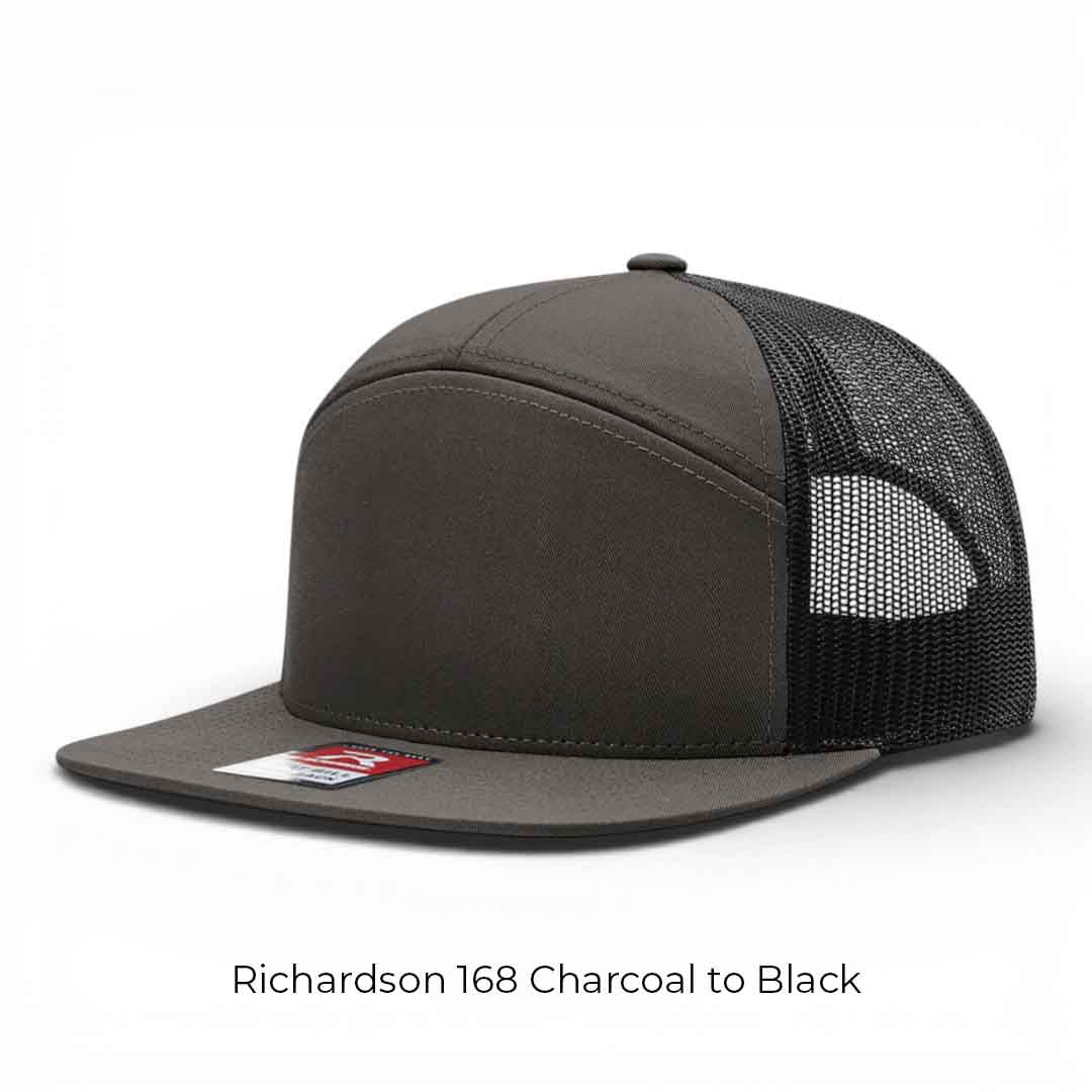 Custom Leather Patch Hats - Richardson 168