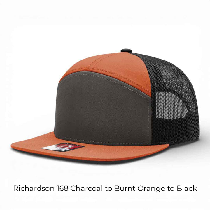 Custom Leather Patch Hats - Richardson 168