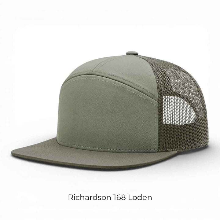 Custom Leather Patch Hats - Richardson 168