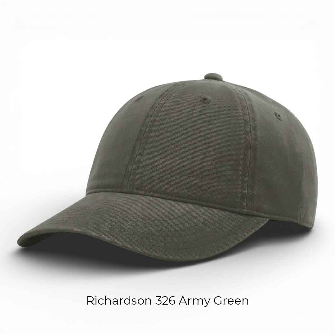 Custom Leather Patch Hats - Richardson 326