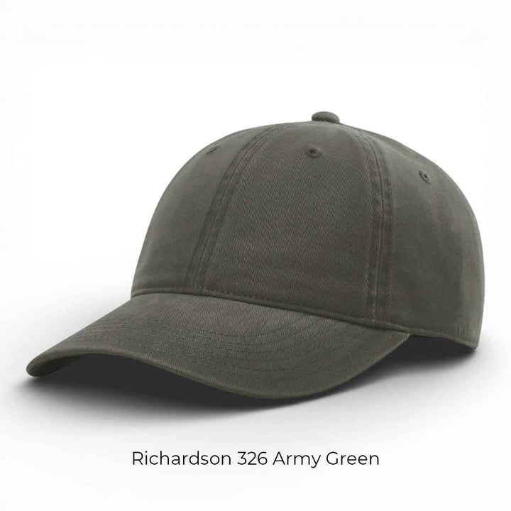 Custom Leather Patch Hats - Richardson 326