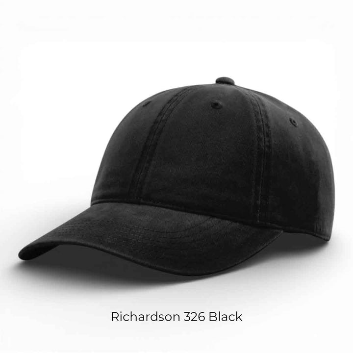 Custom Leather Patch Hats - Richardson 326