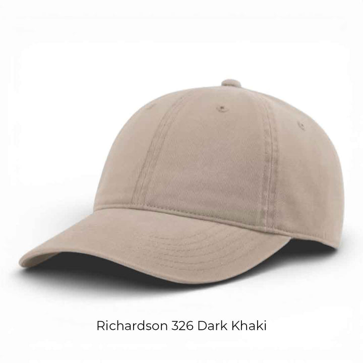 Custom Leather Patch Hats - Richardson 326