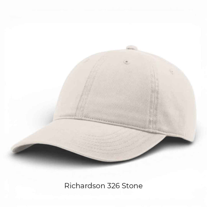 Custom Leather Patch Hats - Richardson 326