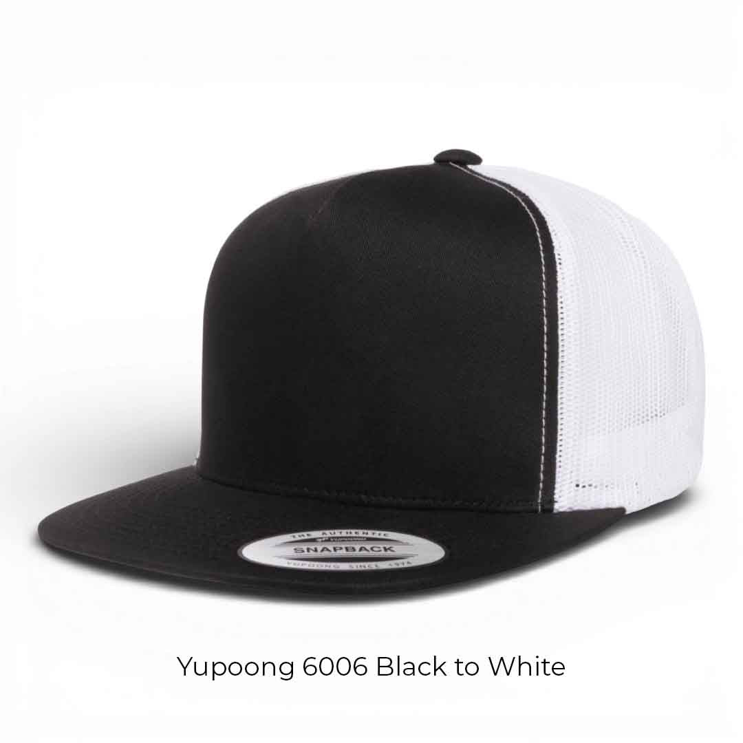 Custom Leather Patch Hats - Yupoong 6006