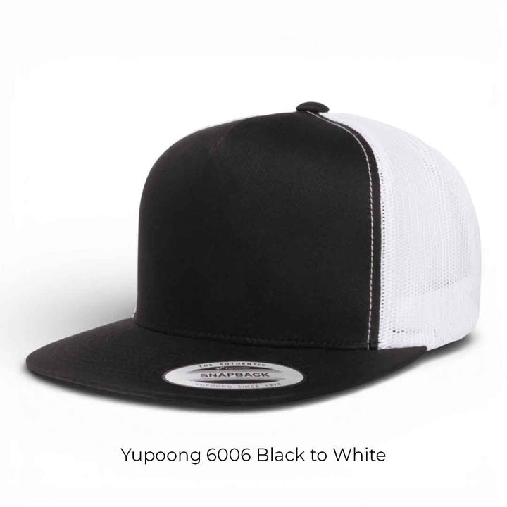 Custom Leather Patch Hats - Yupoong 6006