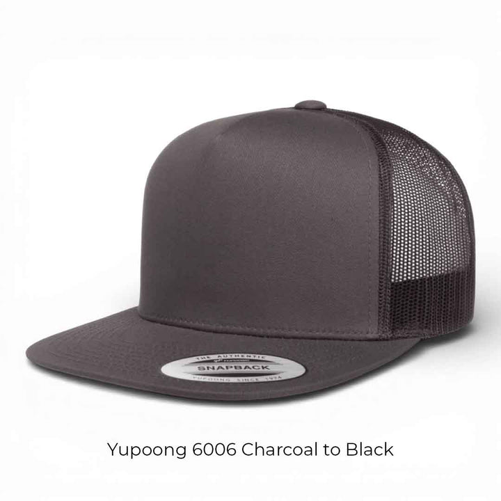 Custom Leather Patch Hats - Yupoong 6006