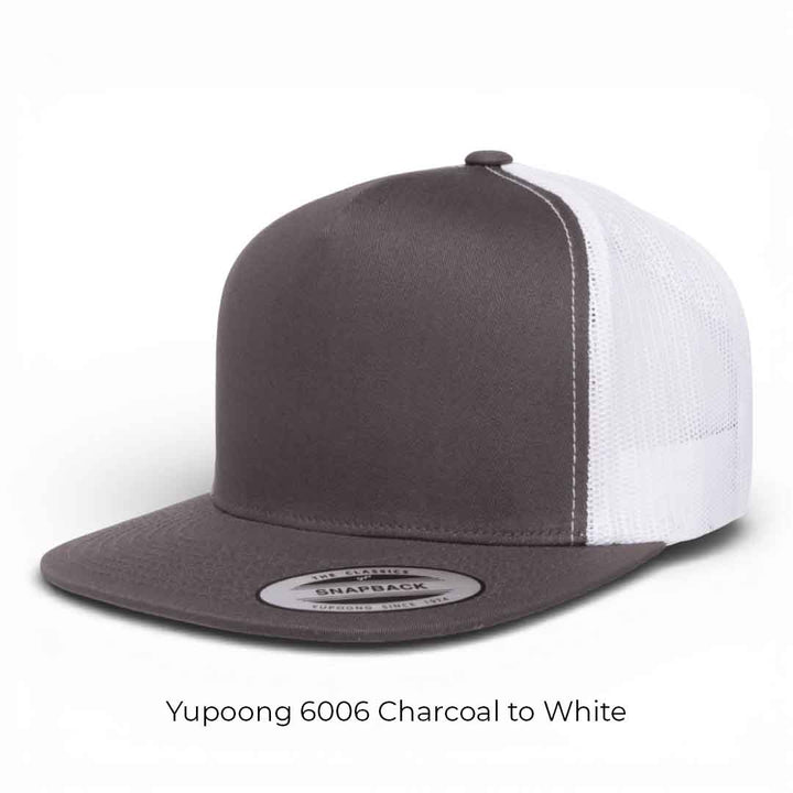 Custom Leather Patch Hats - Yupoong 6006