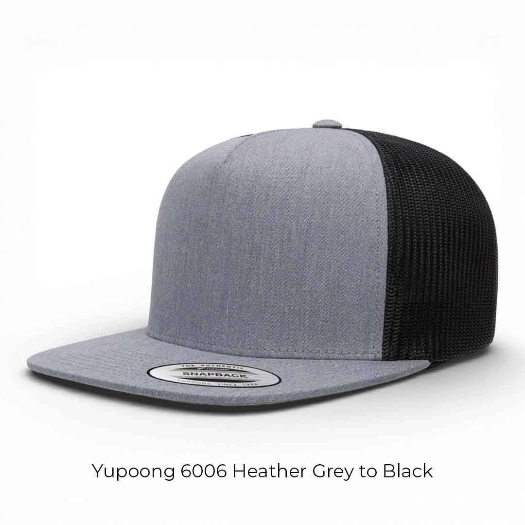 Custom Leather Patch Hats - Yupoong 6006