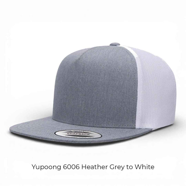 Custom Leather Patch Hats - Yupoong 6006