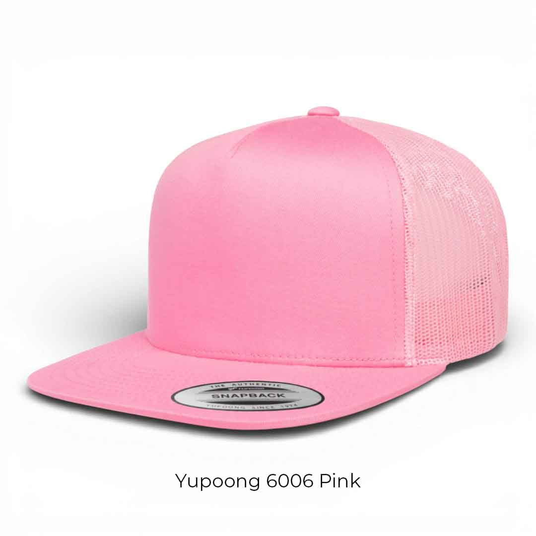 Custom Leather Patch Hats - Yupoong 6006