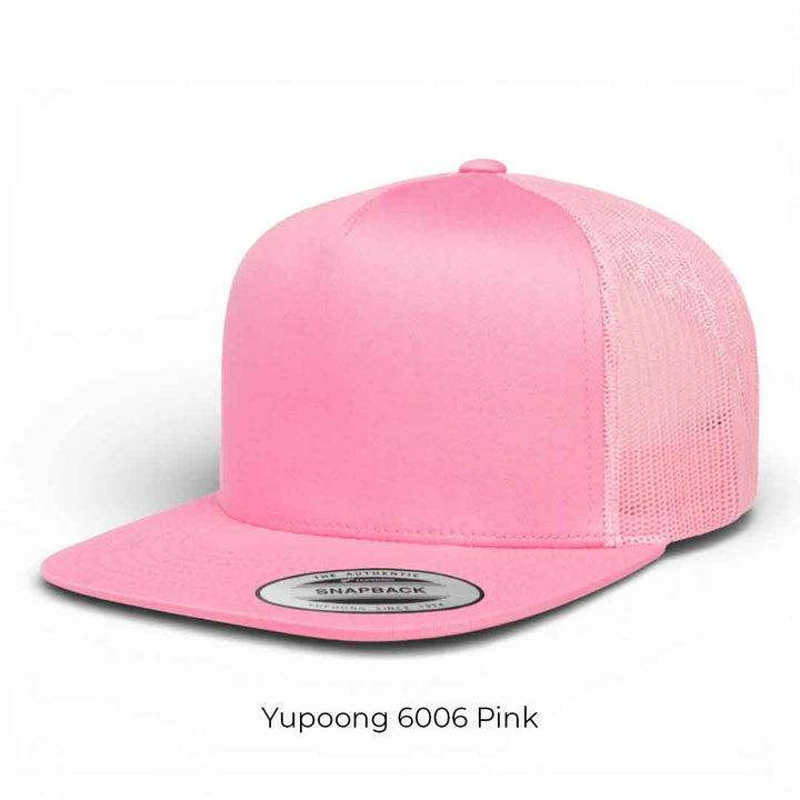 Custom Leather Patch Hats - Yupoong 6006