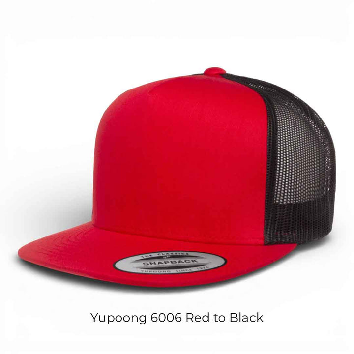 Custom Leather Patch Hats - Yupoong 6006