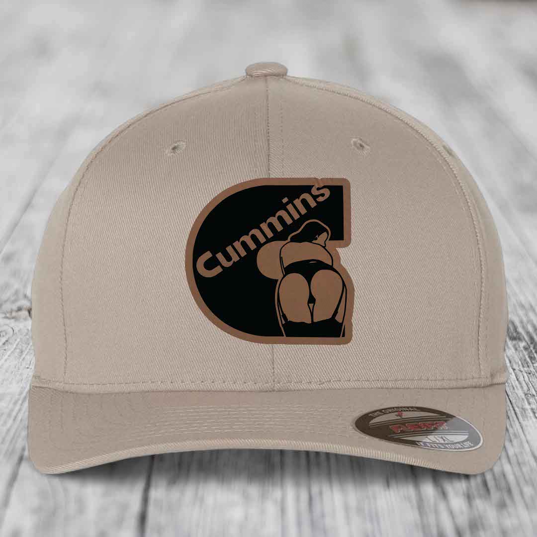 Dark blue baseball cap with Cummins logo patch featuring a stylized &