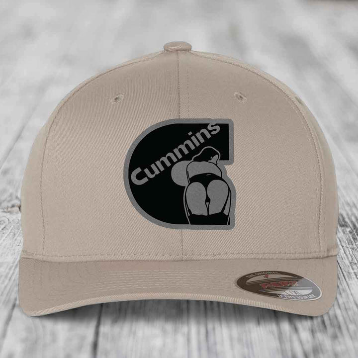 Dark blue baseball cap with Cummins logo patch featuring a stylized &