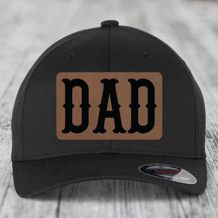 Tan baseball cap with black &