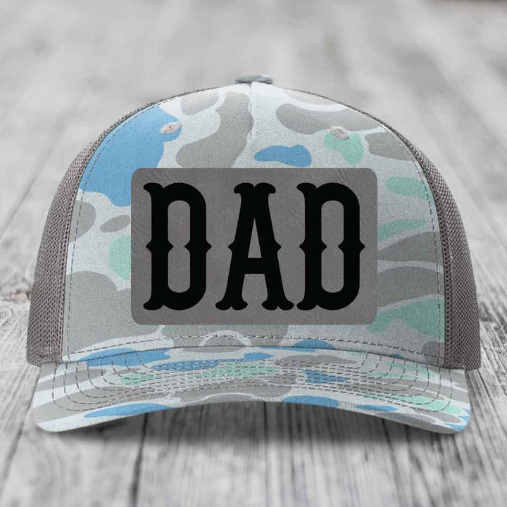 Camouflage trucker hat with &