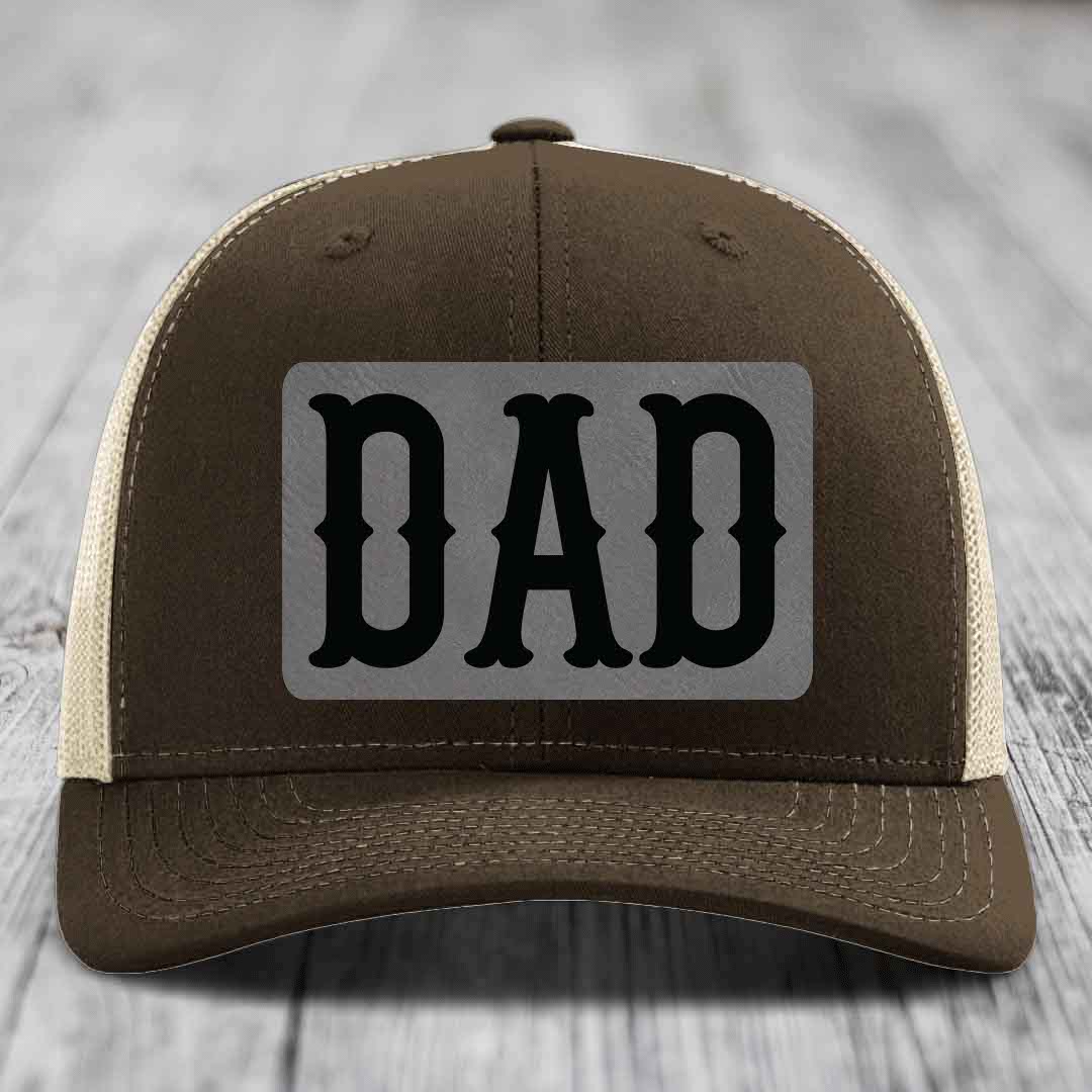 Green trucker hat with black &