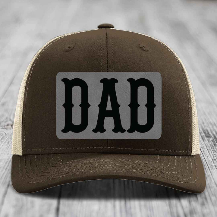 Green trucker hat with black &