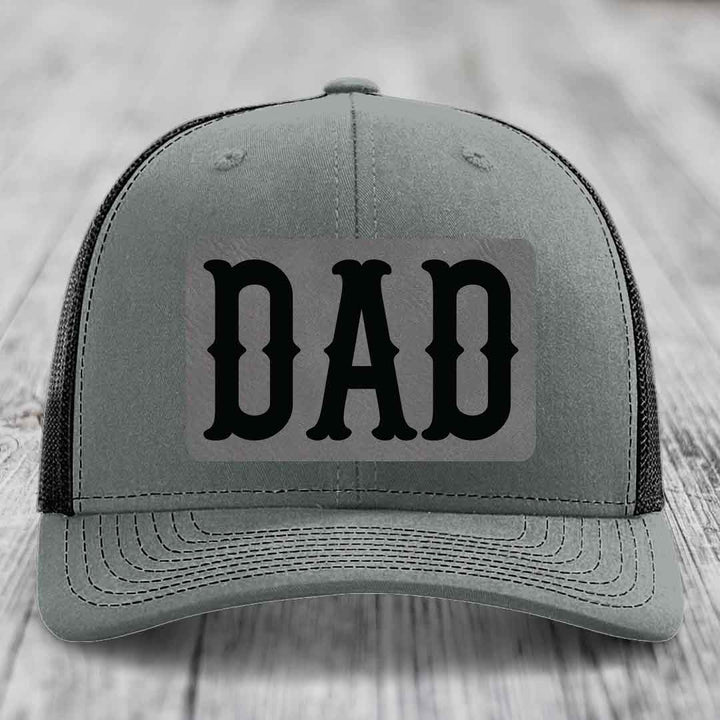 Grey trucker hat with black &