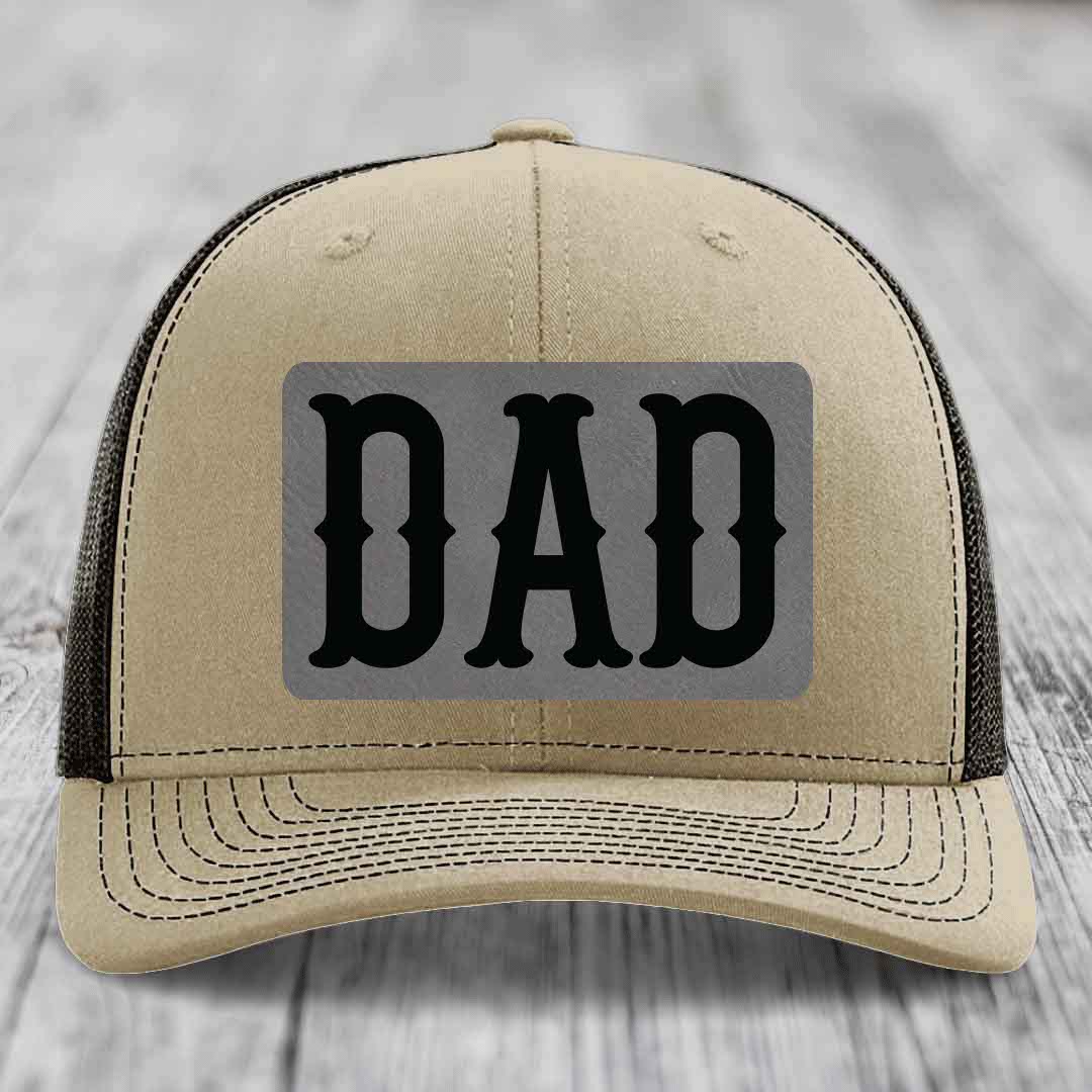 Tan trucker hat with black &
