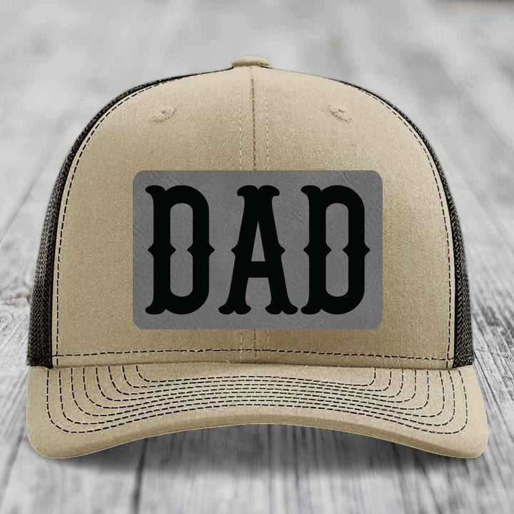 Tan trucker hat with black &