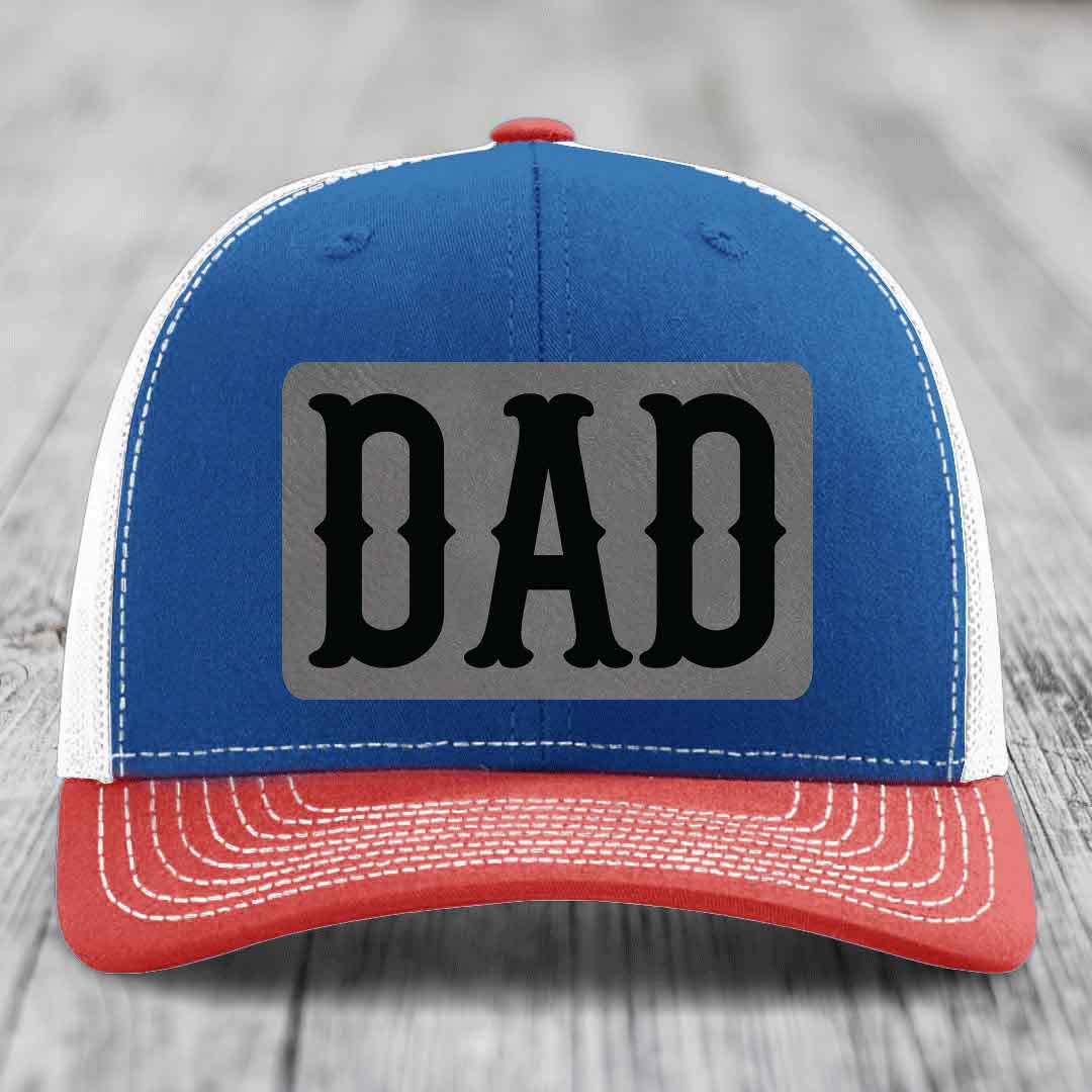 White trucker hat with black &