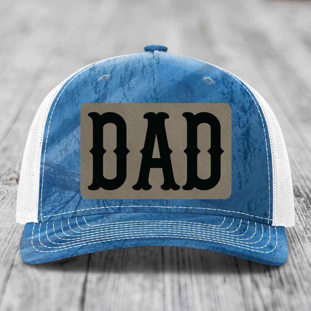 Camouflage trucker hat with &