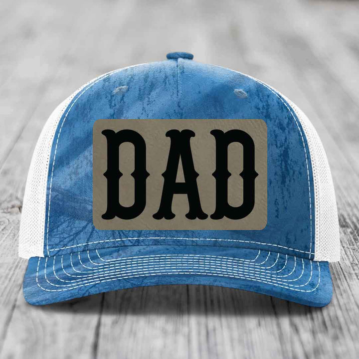 Camouflage trucker hat with &