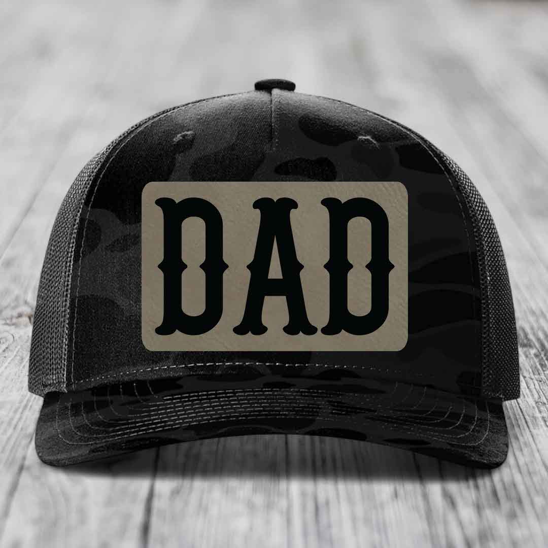 Camouflage trucker hat with &