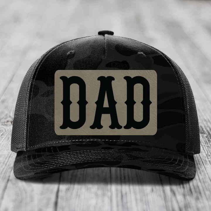 Camouflage trucker hat with &