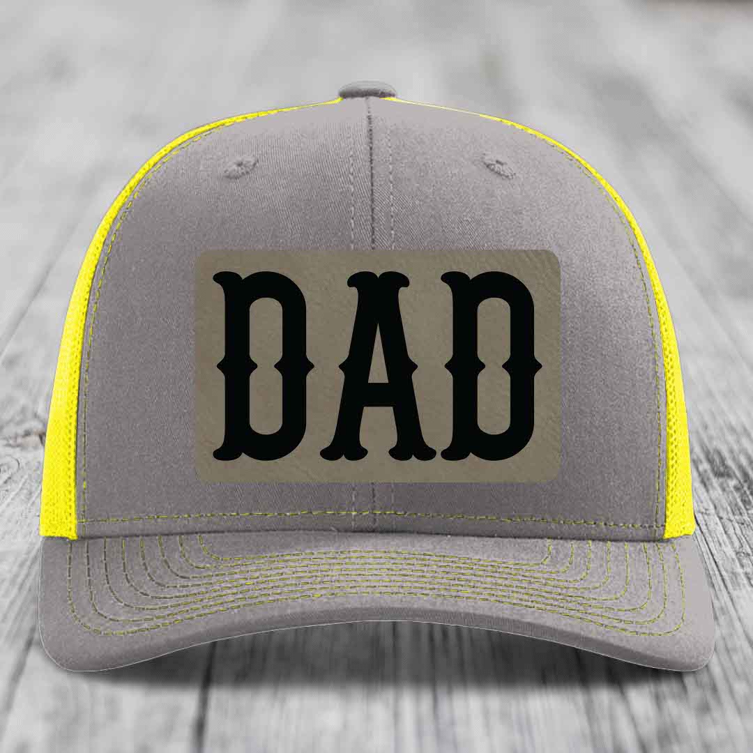 Brown trucker hat with black &