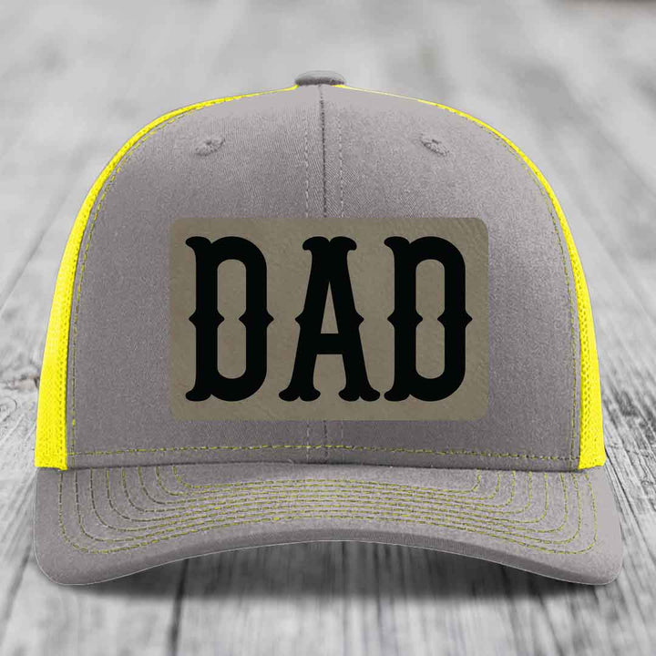 Brown trucker hat with black &