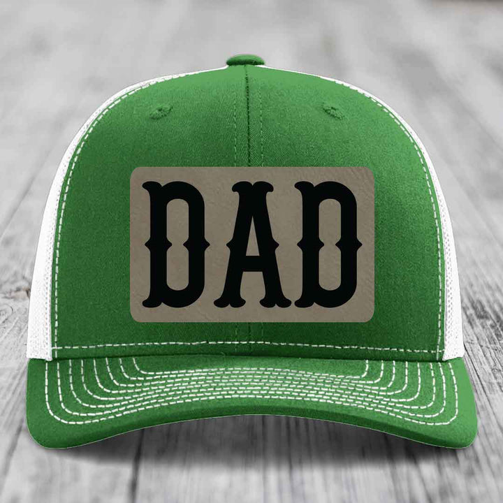 Beige trucker hat with black &