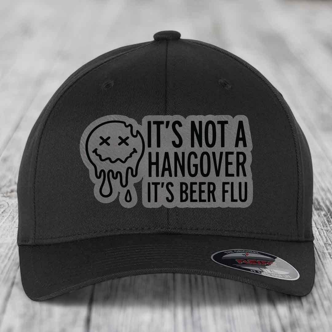 Black baseball cap with &