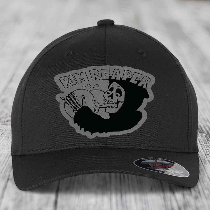 Black baseball cap with grey and black &