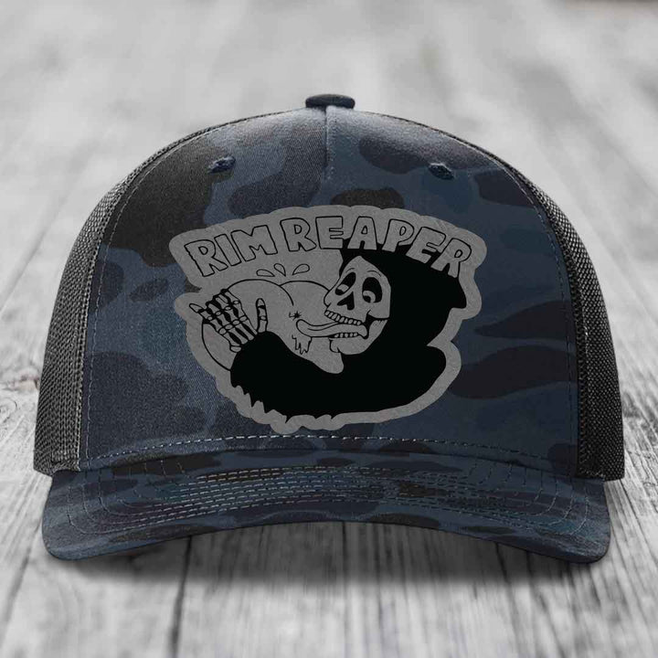 Camouflage trucker hat with &