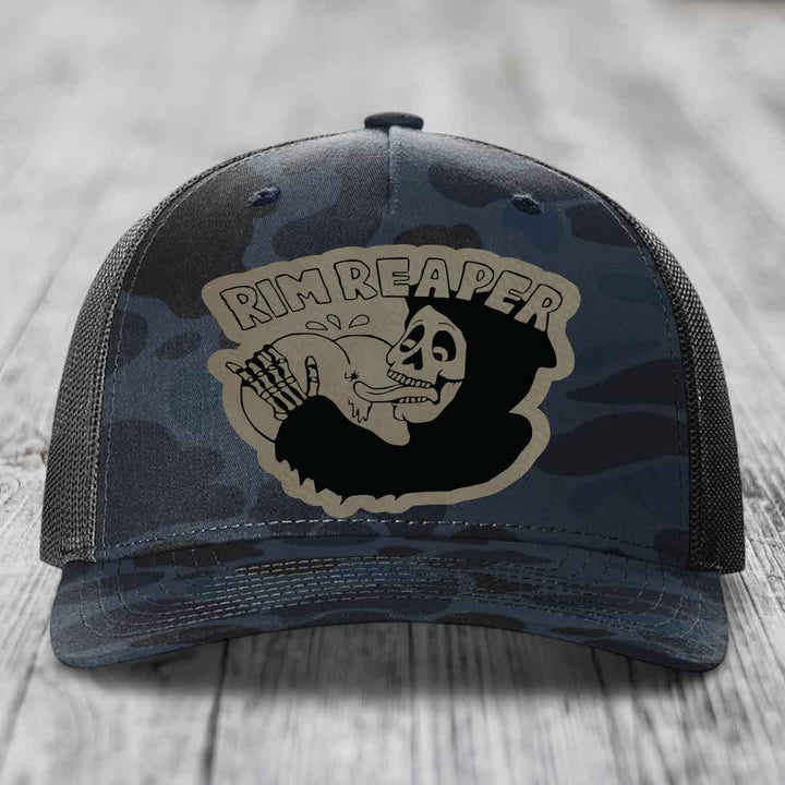 Camouflage trucker hat with &