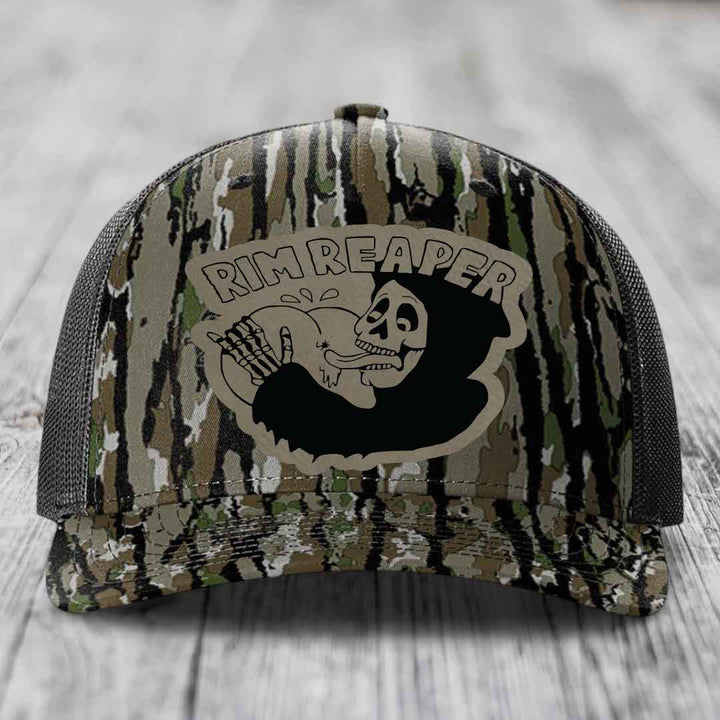 Camouflage trucker hat with &
