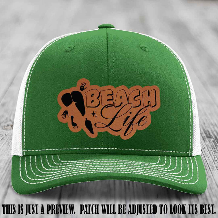 Beach Life 🏖️ design Rawhide to Black on Kelly to White Hat Richardson 112 hat