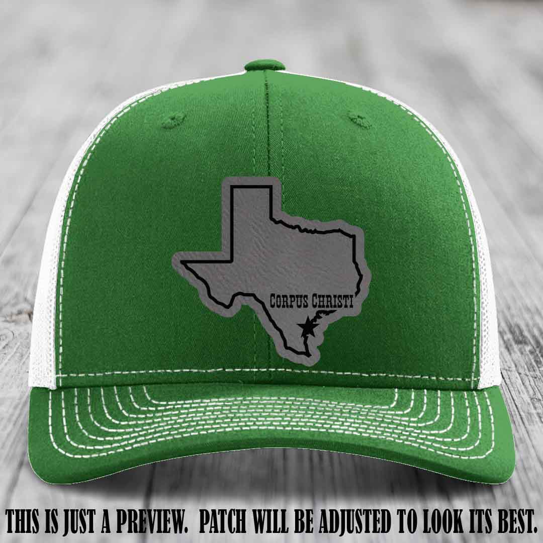 Corpus Christi Star Grey to Black Patch on Kelly to White Hat Richardson 112