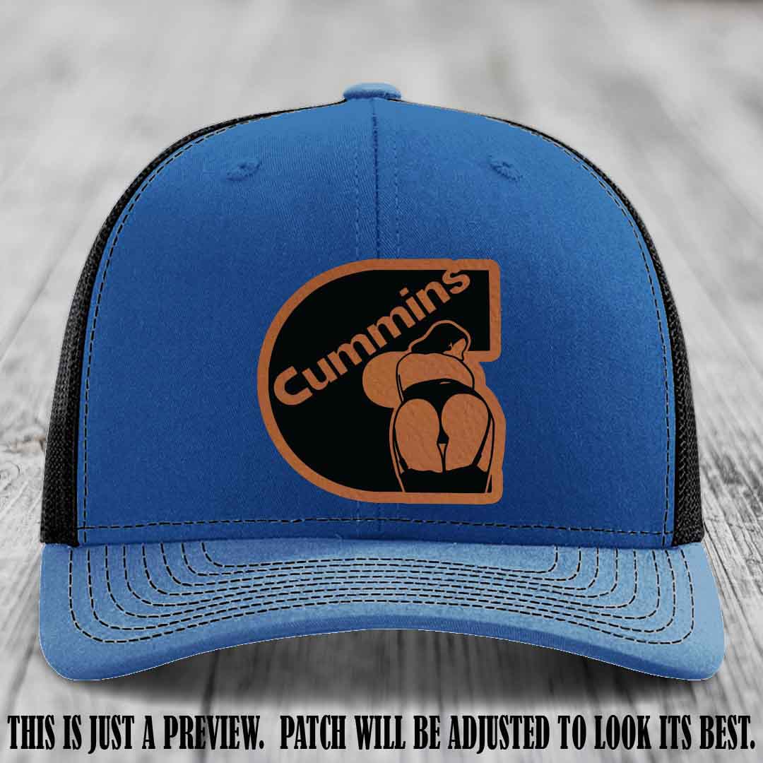 Cummins Curves Rawhide to Black Patch on Royal to Black Hat Richardson 112 Hat